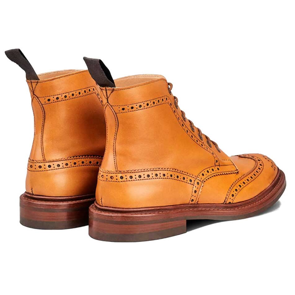 Tricker's Stow in acorn antique, rubber soles - Bradshaw & Lloyd